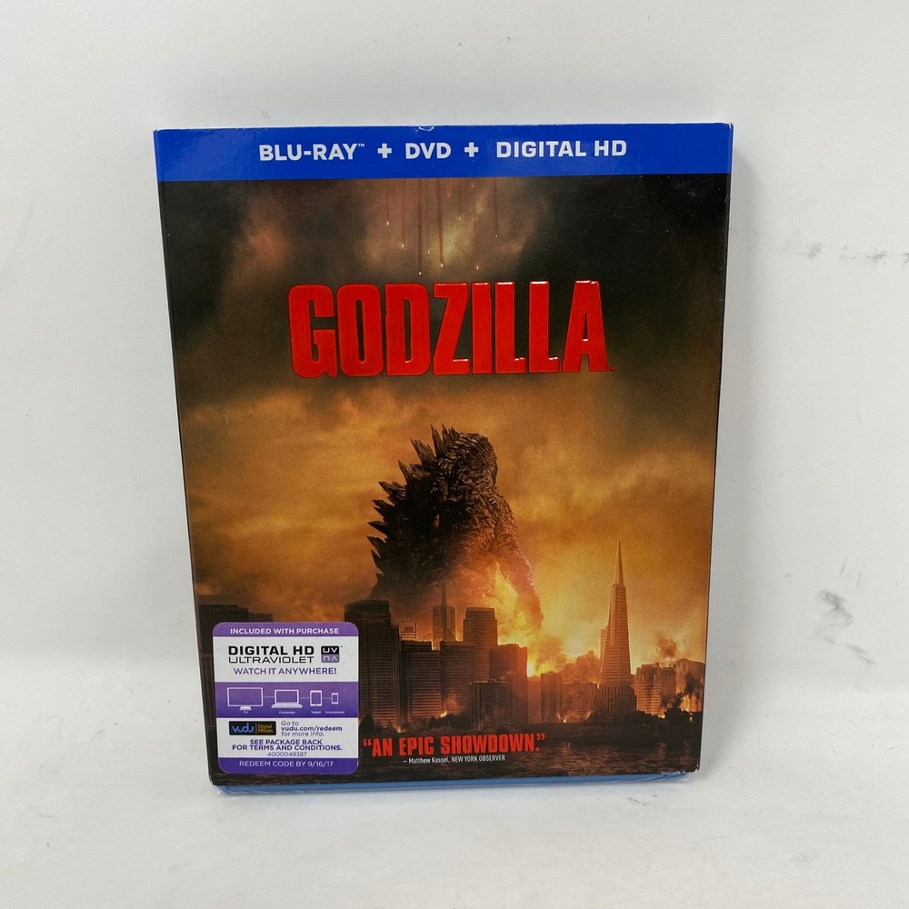 Godzilla Blu Ray DVD Digital HD Movie 2014‎ Legendary Pictures